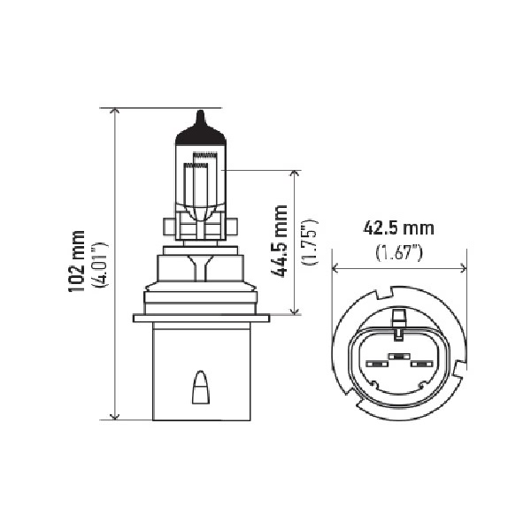 Hella Hb1 Design Series Halogen Light Bulb H71070562