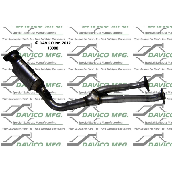 Davico Direct Fit Catalytic Converter and Pipe Assembly 18088