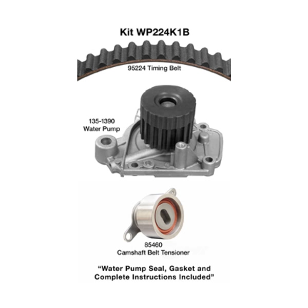 Dayco Timing Belt Kit With Water Pump WP224K1B