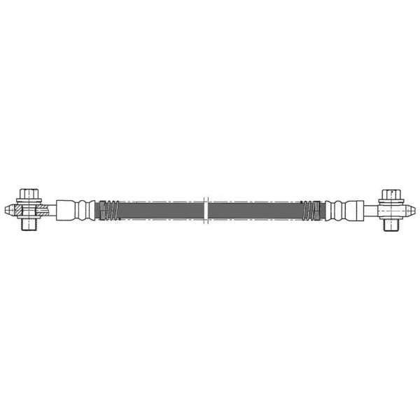 Centric Front Brake Hose 150.35031