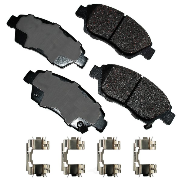 Akebono Pro-ACT™ Ultra-Premium Ceramic Front Disc Brake Pads ACT621A