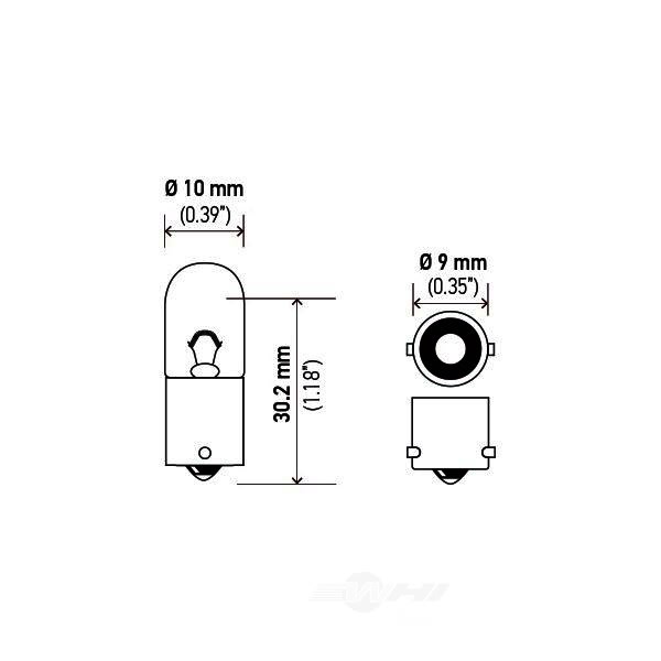 Hella 1891 Standard Series Incandescent Miniature Light Bulb 1891