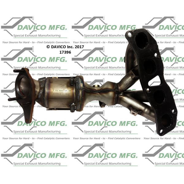 Davico Exhaust Manifold with Integrated Catalytic Converter 17396