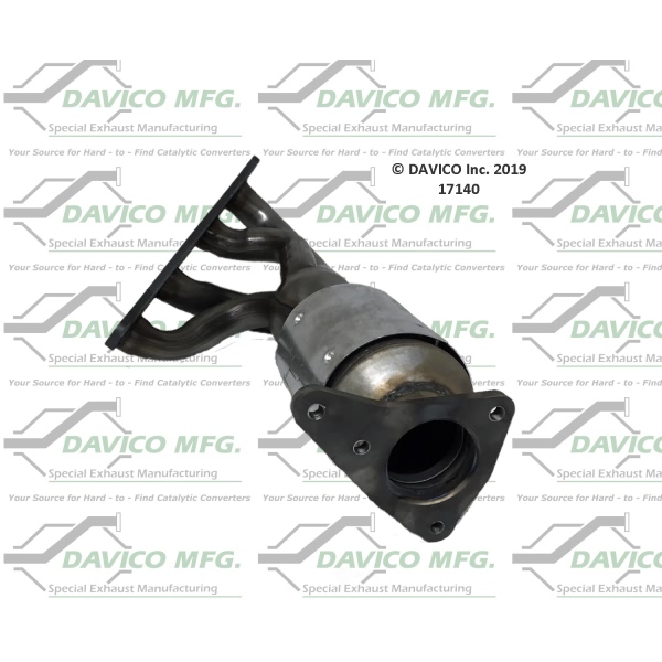 Davico Exhaust Manifold with Integrated Catalytic Converter 17140