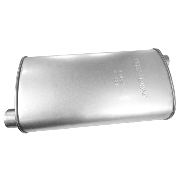 Walker Quiet Flow Stainless Steel Oval Bare Exhaust Muffler 21683