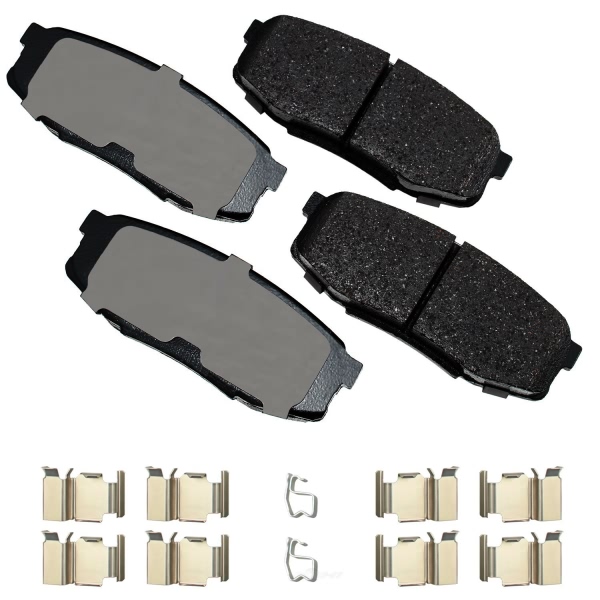 Akebono Pro-ACT™ Ultra-Premium Ceramic Rear Disc Brake Pads ACT1304A