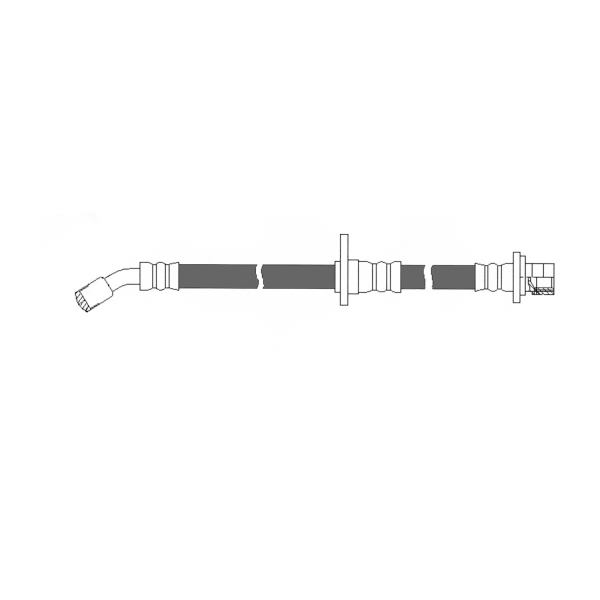 Centric Rear Driver Side Brake Hose 150.40362