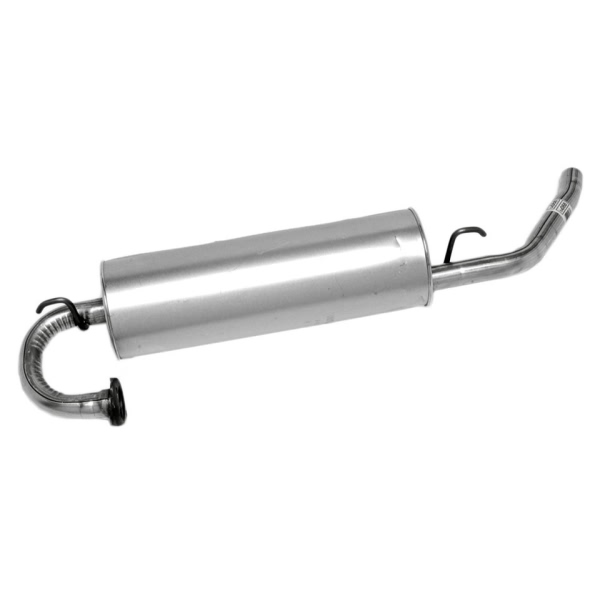 Walker Quiet Flow Stainless Steel Round Aluminized Exhaust Muffler And Pipe Assembly 54088