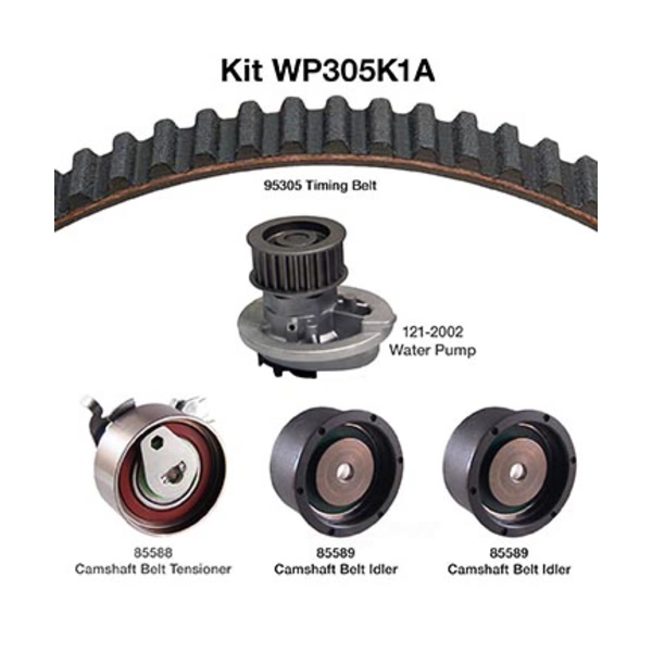 Dayco Timing Belt Kit With Water Pump WP305K1A