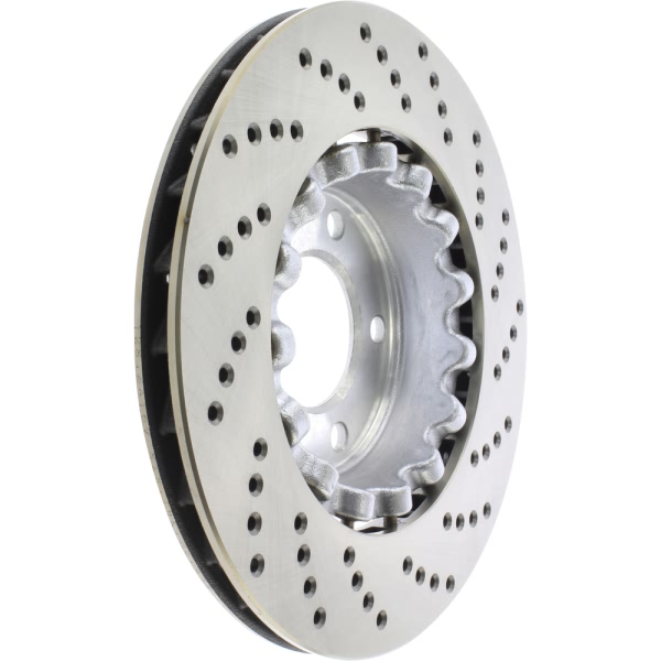Centric SportStop Drilled 1-Piece Front Passenger Side Brake Rotor 128.34169