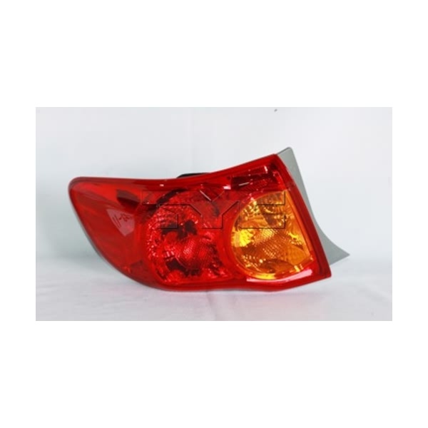 TYC Driver Side Outer Replacement Tail Light 11-6278-00-9