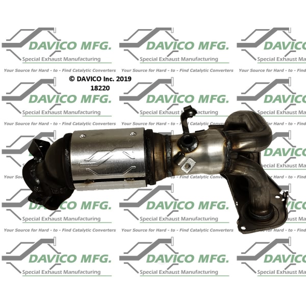 Davico Exhaust Manifold with Integrated Catalytic Converter 18220