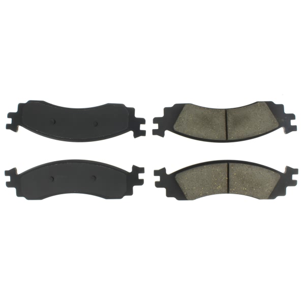 Centric Posi Quiet™ Extended Wear Semi-Metallic Front Disc Brake Pads 106.11580