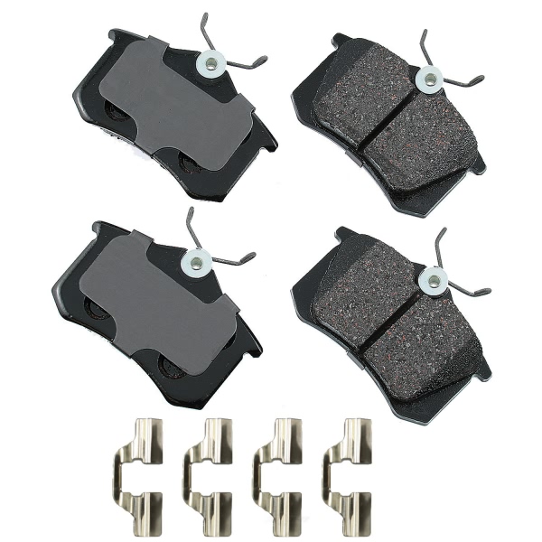 Akebono EURO™ Ultra-Premium Ceramic Rear Disc Brake Pads EUR340B