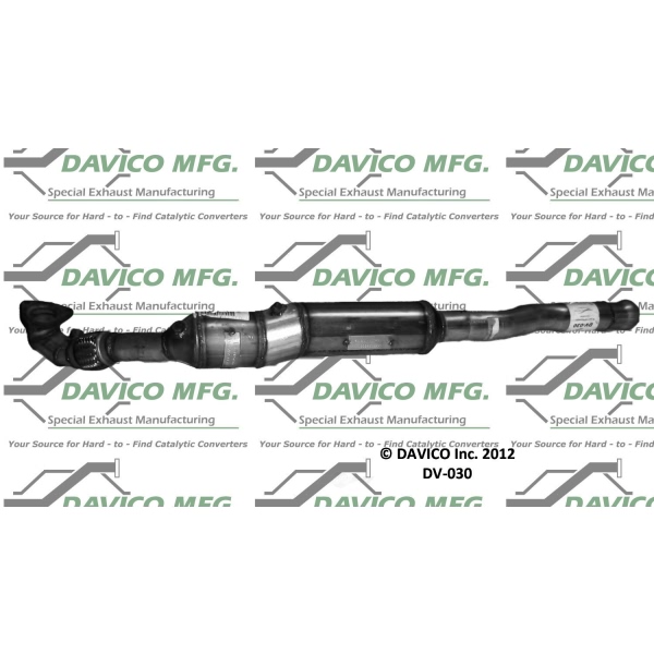 Davico Direct Fit Catalytic Converter and Pipe Assembly DV-030
