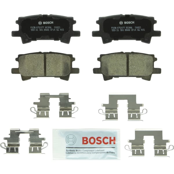 Bosch QuietCast™ Premium Ceramic Rear Disc Brake Pads BC996