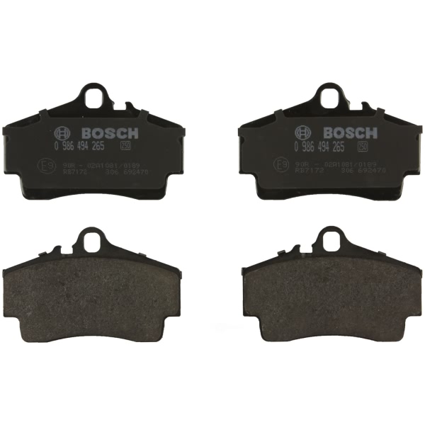 Bosch EuroLine™ Semi-Metallic Rear Disc Brake Pads 0986494265