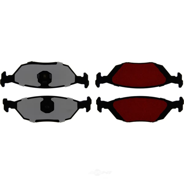 Centric Posi Quiet Pro™ Semi-Metallic Rear Disc Brake Pads 500.03220