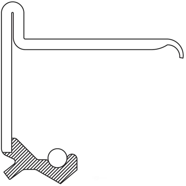 National Manual Transmission Output Shaft Seal 9613S