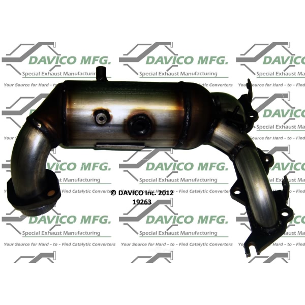 Davico Exhaust Manifold with Integrated Catalytic Converter 19263