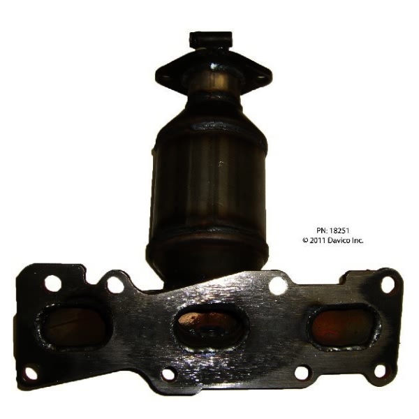 Davico Exhaust Manifold with Integrated Catalytic Converter 18251