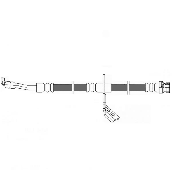 Centric Front Driver Side Brake Hose 150.51090