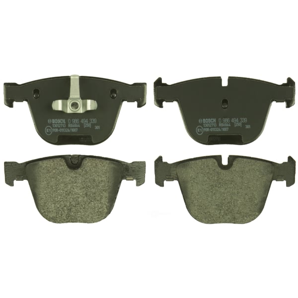 Bosch EuroLine™ Semi-Metallic Rear Disc Brake Pads 0986494339