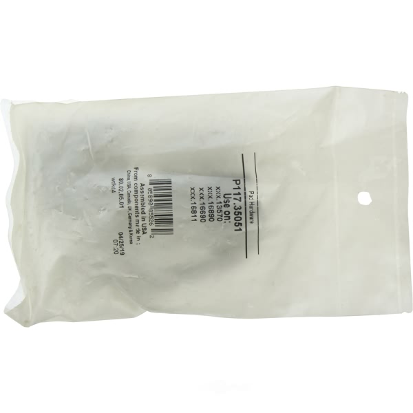 Centric Posi Quiet™ Semi-Metallic Rear Disc Brake Pads 104.16811