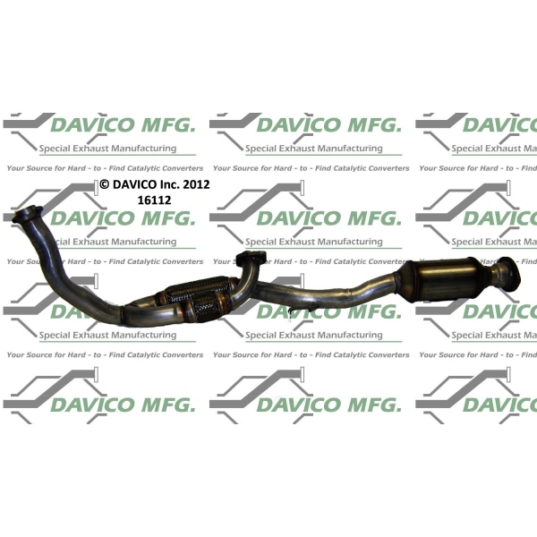 Davico Direct Fit Catalytic Converter and Pipe Assembly 16112
