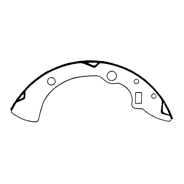 Centric Premium Rear Drum Brake Shoes 111.05090
