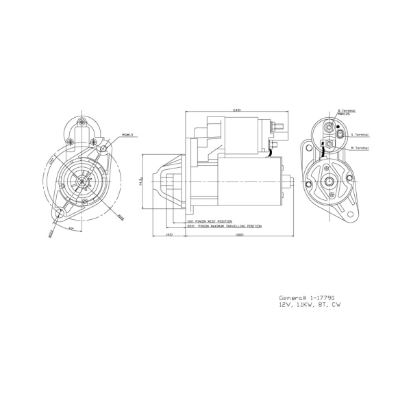 TYC Starter 1-17790