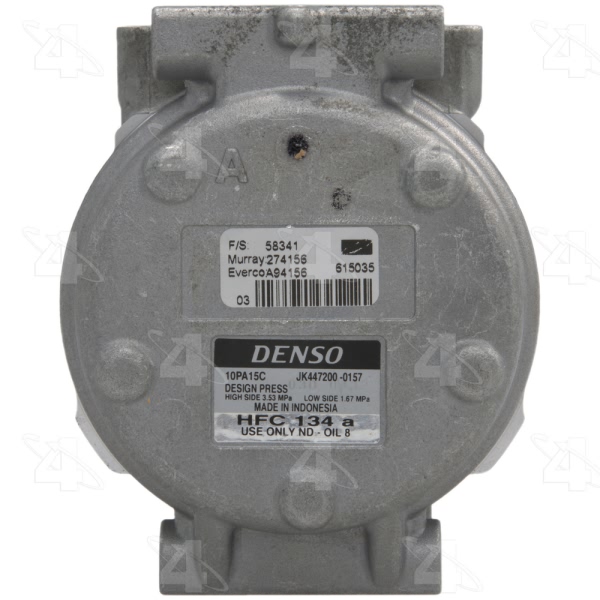 Four Seasons A C Compressor Without Clutch 58341