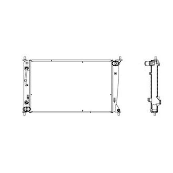 TYC Engine Coolant Radiator 13134