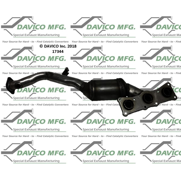 Davico Exhaust Manifold with Integrated Catalytic Converter 17344
