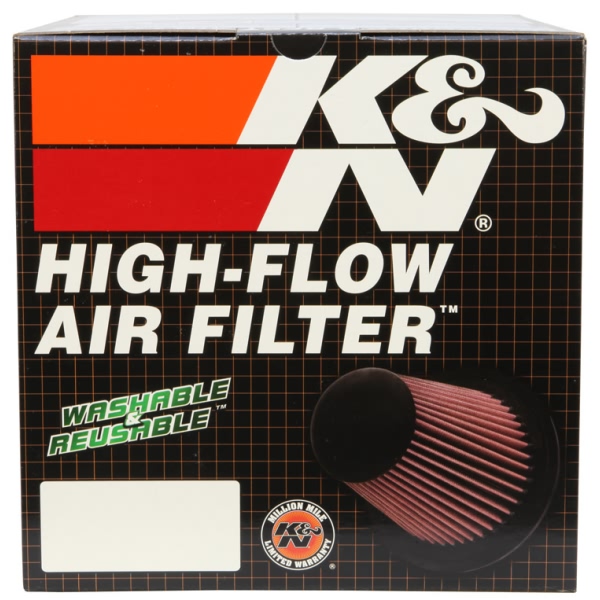 K&N E Series Round Tapered Red Air Filter （8" B x 3.875" T x 4.438" ID x 8" OD x 8" H) E-0945