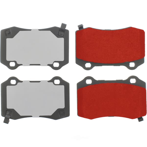 Centric Posi Quiet Pro™ Semi-Metallic Rear Disc Brake Pads 500.10530