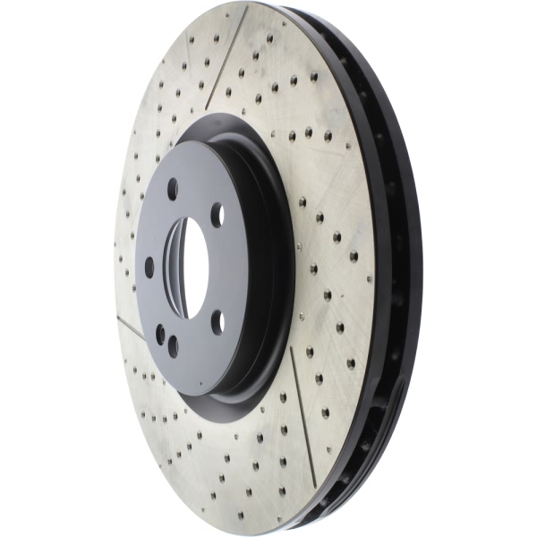 Centric SportStop Drilled and Slotted 1-Piece Front Brake Rotor 127.35158