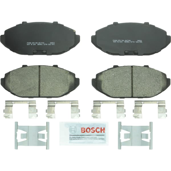 Bosch QuietCast™ Premium Ceramic Front Disc Brake Pads BC748