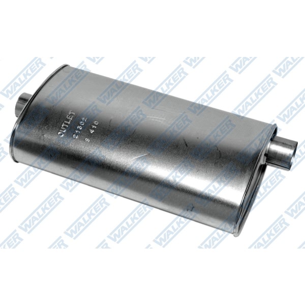 Walker Quiet Flow Stainless Steel Oval Aluminized Exhaust Muffler 21302