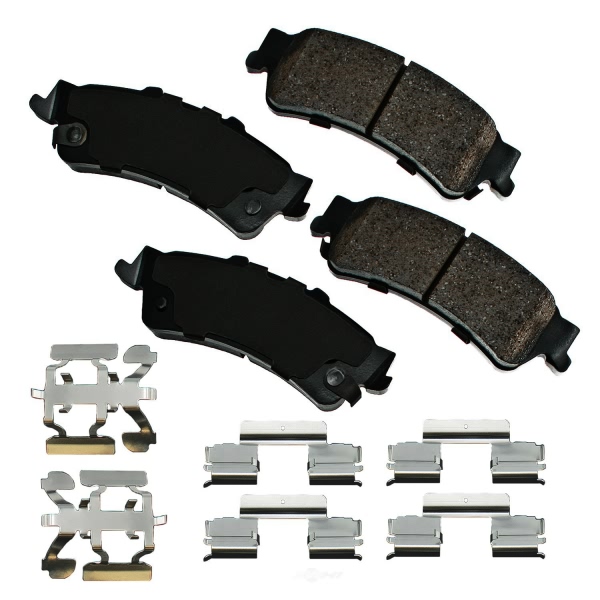 Akebono Pro-ACT™ Ultra-Premium Ceramic Rear Disc Brake Pads ACT792