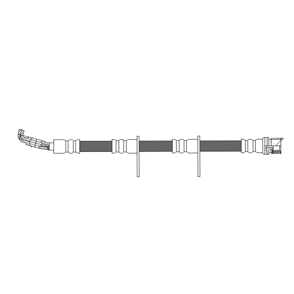 Centric Rear Brake Hose 150.44453