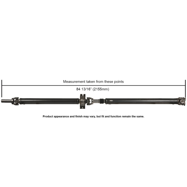 Cardone Reman Remanufactured Driveshaft/ Prop Shaft 65-2010