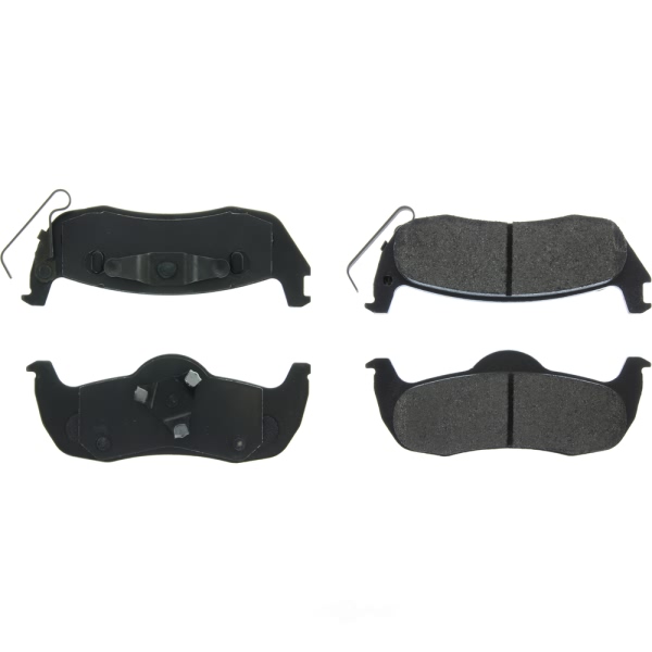 Centric Posi Quiet™ Extended Wear Semi-Metallic Rear Disc Brake Pads 106.10870