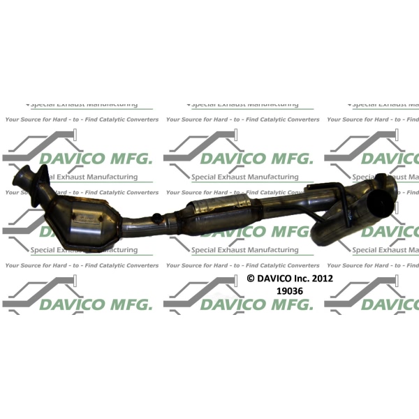 Davico Direct Fit Catalytic Converter and Pipe Assembly 19036