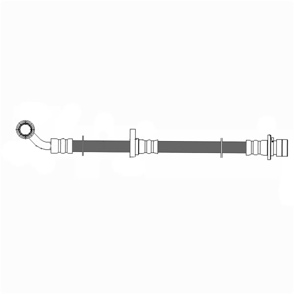 Centric Front Driver Side Brake Hose 150.40074