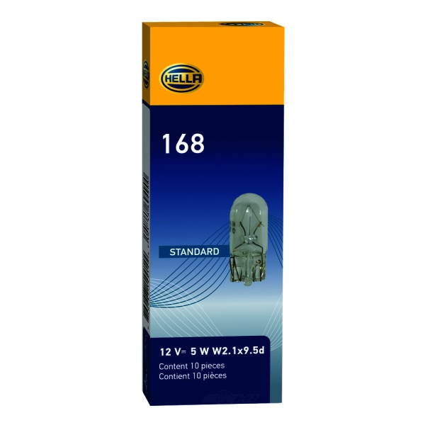 Hella 168 Standard Series Incandescent Miniature Light Bulb 168