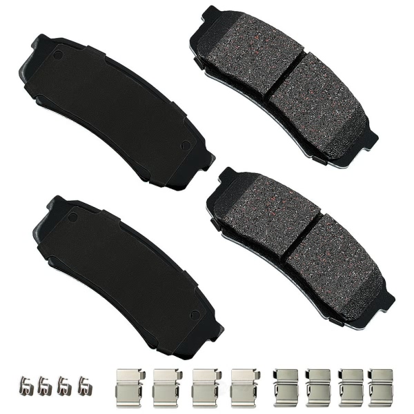 Akebono Performance™ Ultra-Premium Ceramic Rear Brake Pads ASP606A