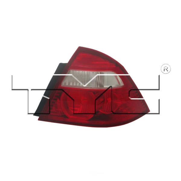 TYC Driver Side Outer Replacement Tail Light 11-6084-01