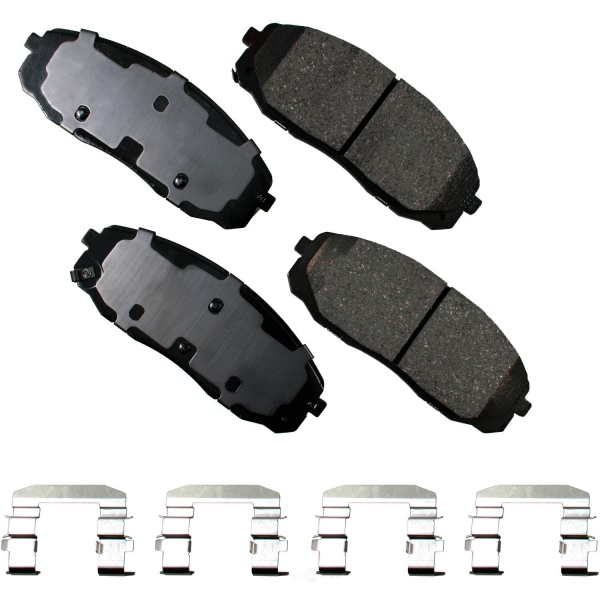 Akebono Pro-ACT™ Ultra-Premium Ceramic Front Disc Brake Pads ACT1814