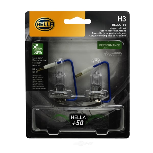 Hella H3P50Tb Performance Series Halogen Light Bulb H3P50TB